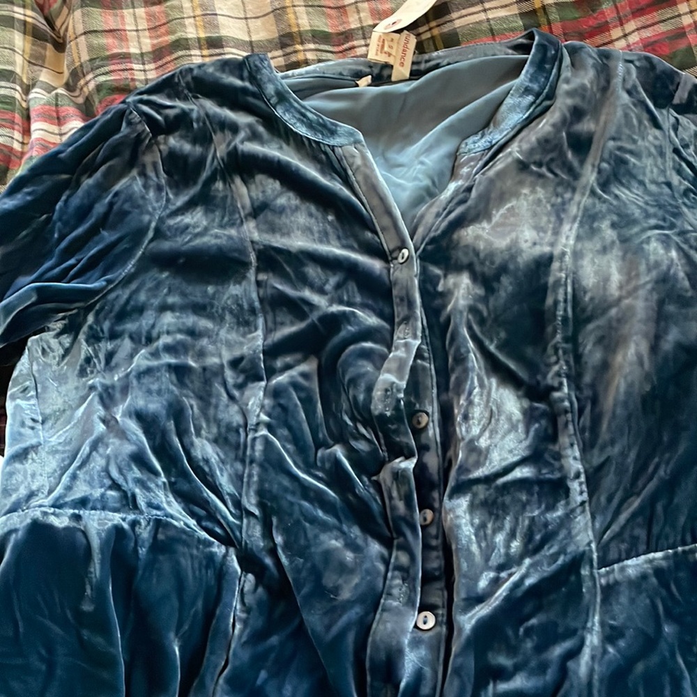 Sundance velvet blouse